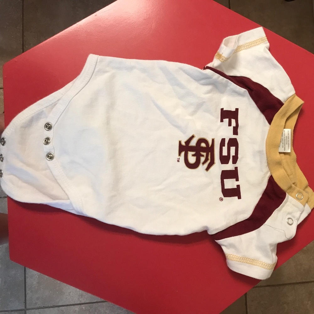 0-3 months Adidas FSU onesie
