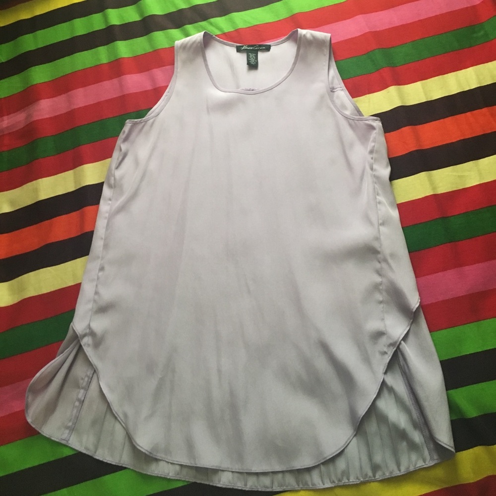 Lavender Silk Blouse