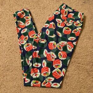 Lularoe OS sushi leggings