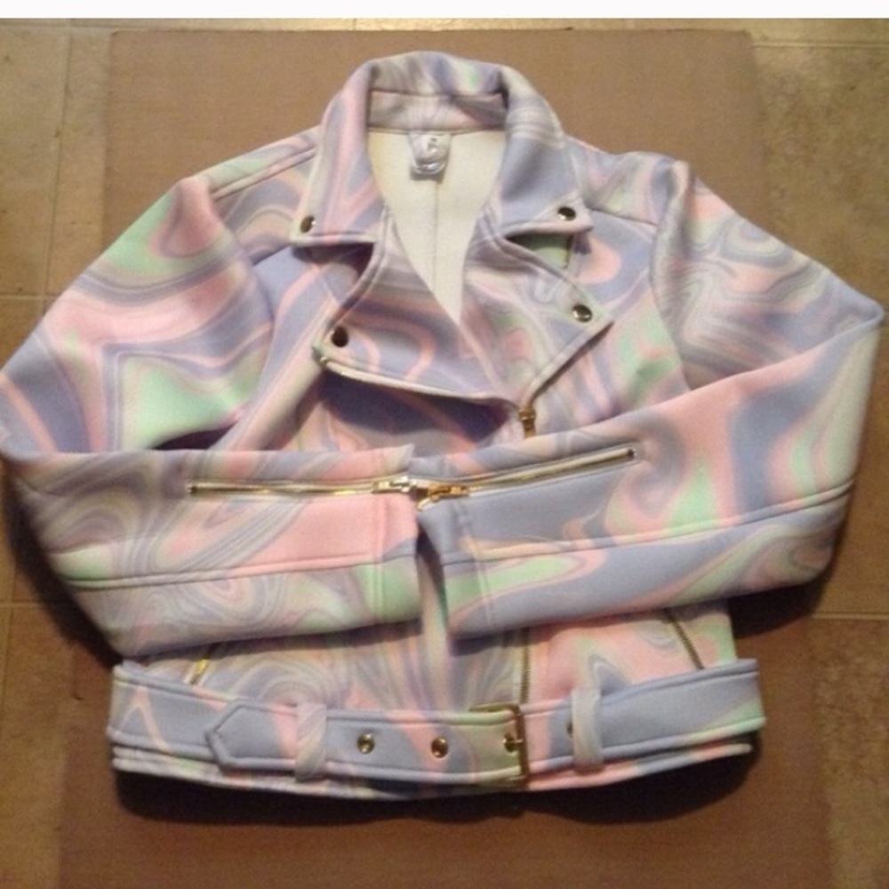💫FS💫Dolls Kill x SugarPills Pastel Moto Jacket