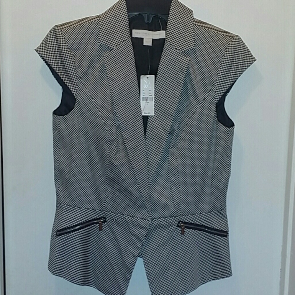 New York and Co checker vest