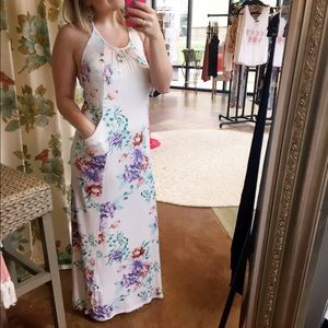 Floral maxi dress
