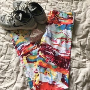 Splatter Yoga Leggings