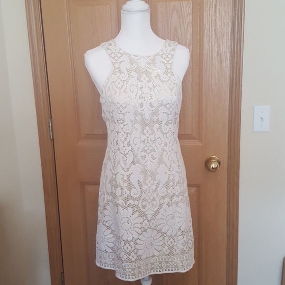 Lilly Pulitzer Dresses & Skirts - Lilly Pulitzer Largo Cut-In Lace Seahorse Shift