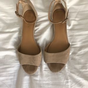 J. Crew wedged sandal