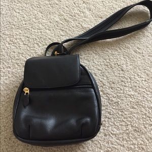 Black Leather Purse