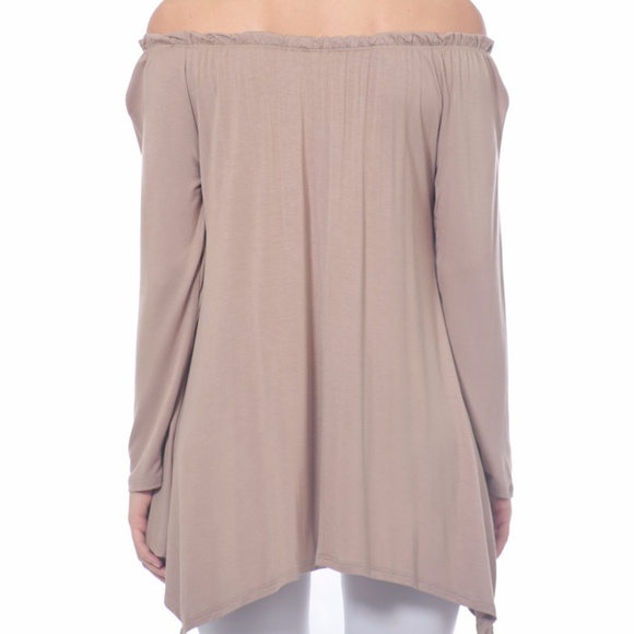 Off shoulder tauple tunic top - Picture 3 of 3