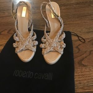 Nude Roberto Cavalli heels - only worn twice!