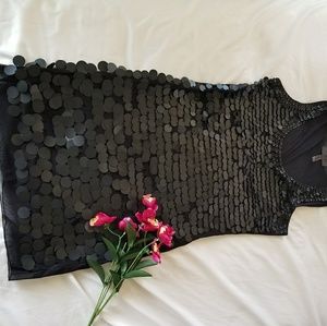 Black sexy seethru lentens dress.