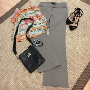 The Limited Drew Fit Grey Dress Slacks - 0
