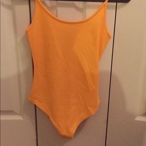 Mustard bodysuit
