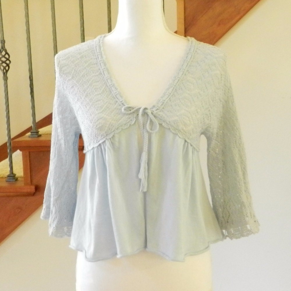 Delicate Swing cardigan by Knitted & Knotted