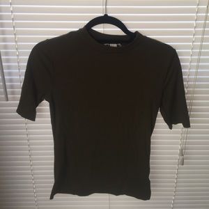 Mid turtle neck crop top