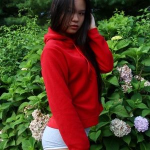 Vintage Red Nike Hoodie