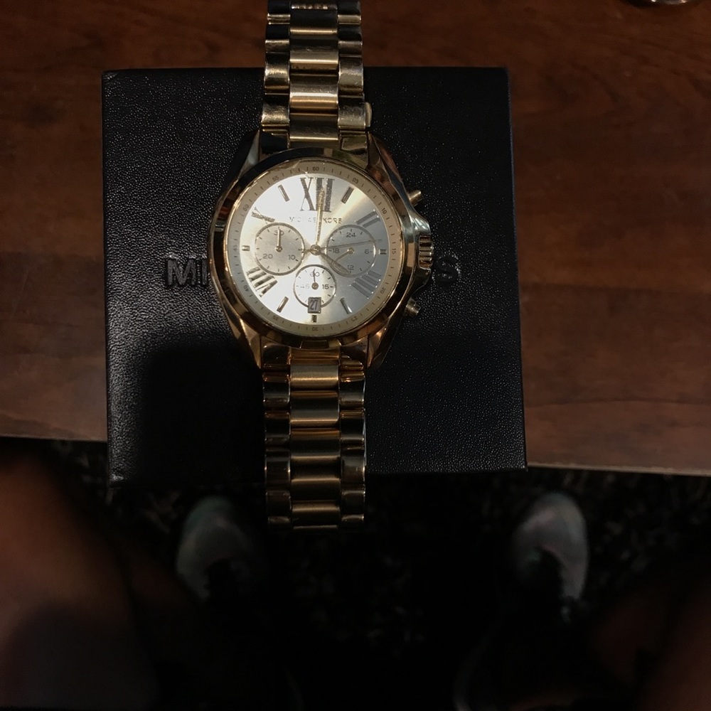 Men's MK watch gold