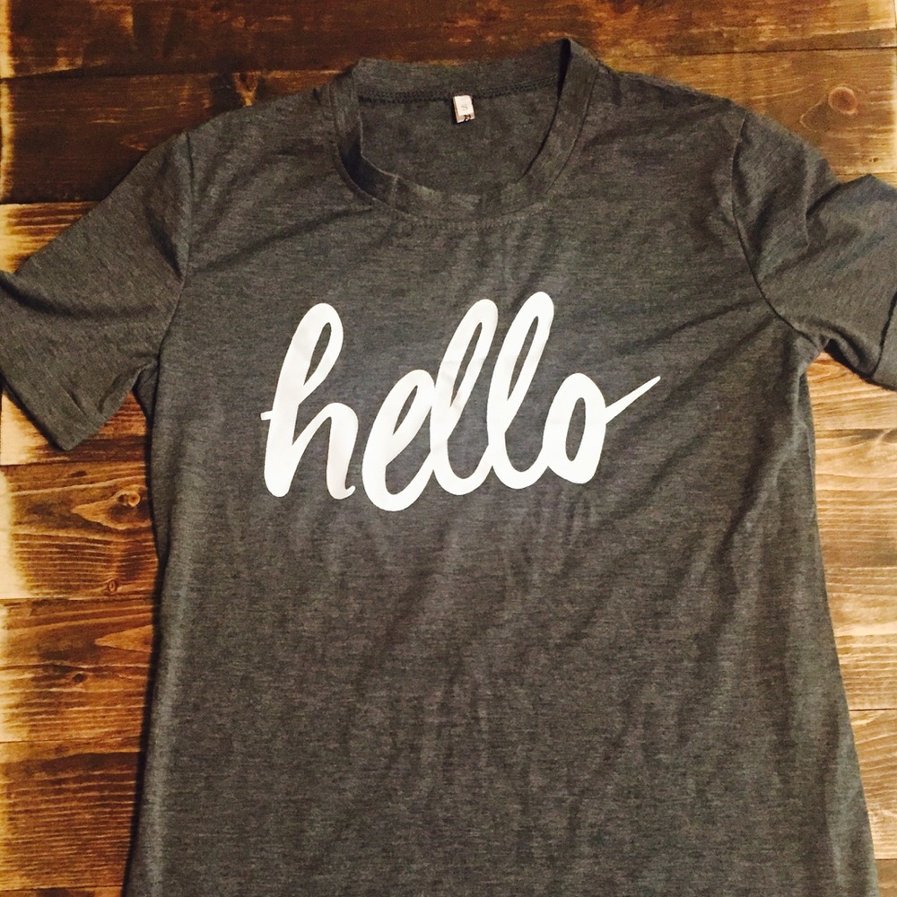 "HELLO" Tee - Picture 2 of 2