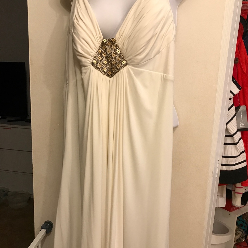 White Evening dress