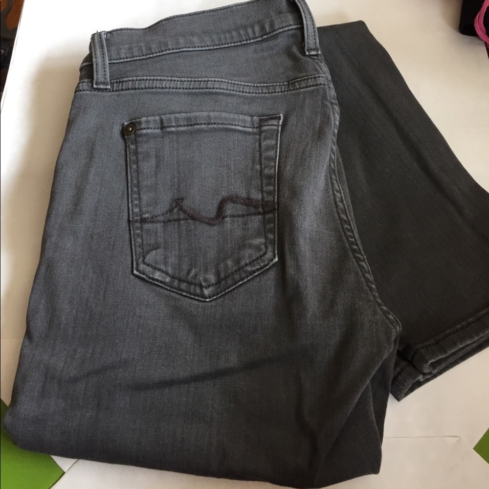 Gray for 7 All Man Kind jeans
