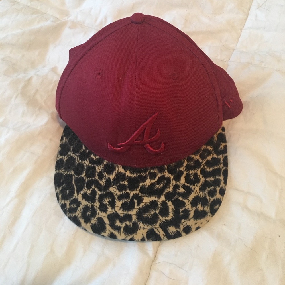 Atlanta braves cheetah SnapBack