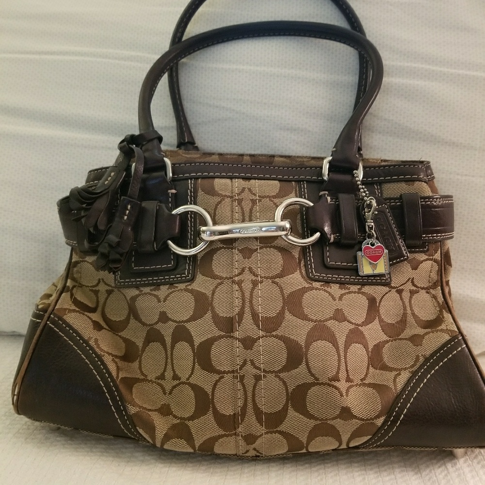 Coach Brown logo bag