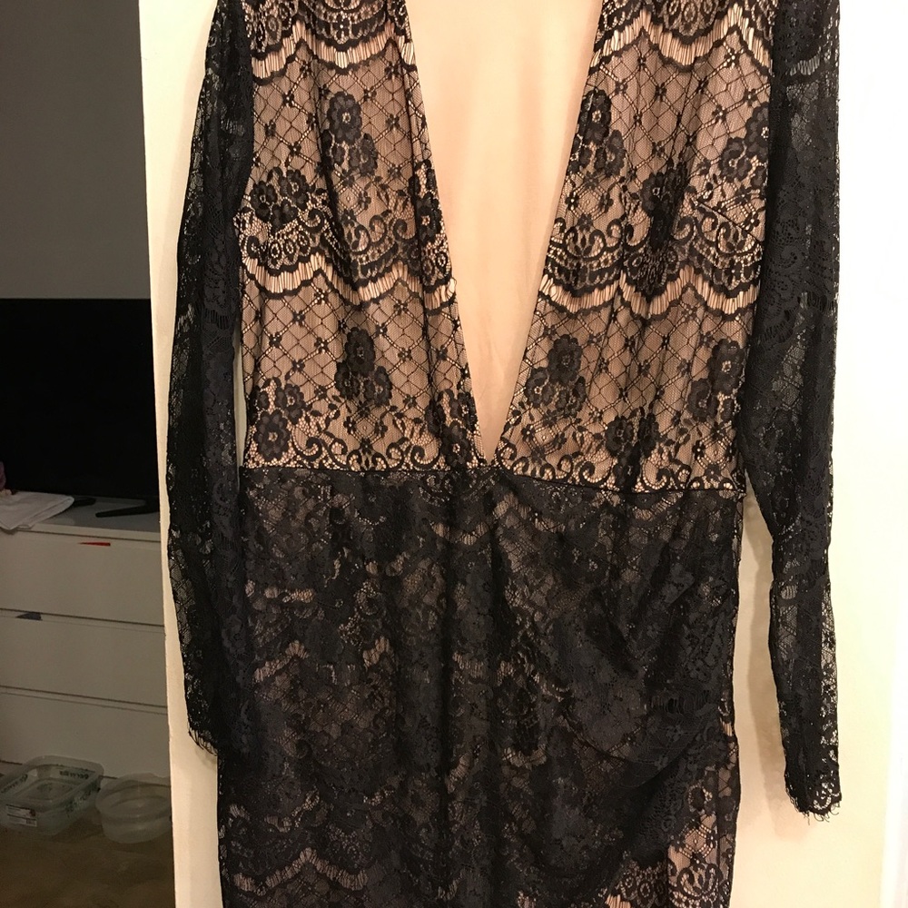 Black evening dress