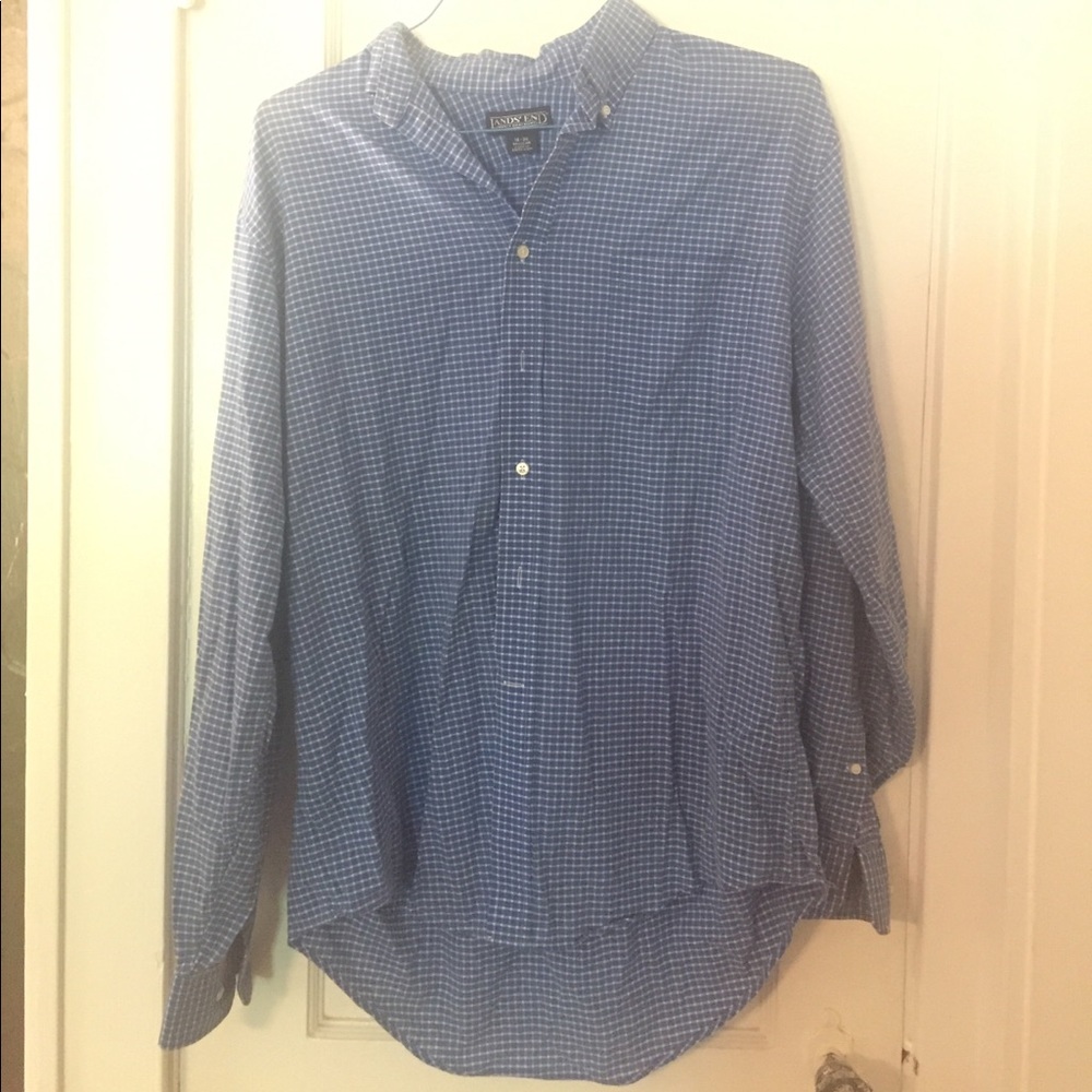 Lands End Button Down