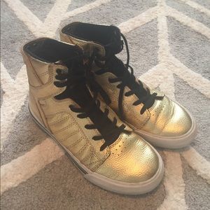 Gold Supra Hi Top