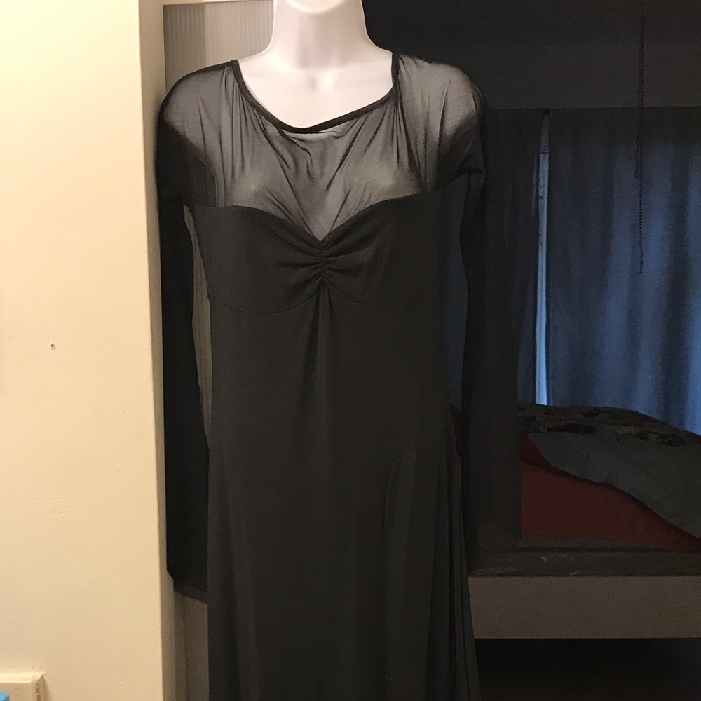 Black evening dress