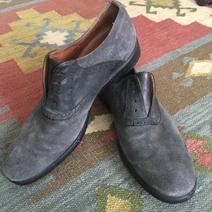 Men's suede John Varavatos dress shoes