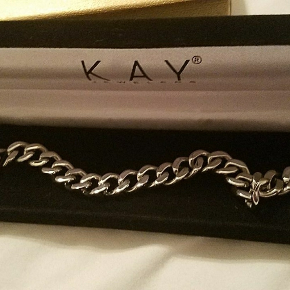 10" silver/tritium bracelet