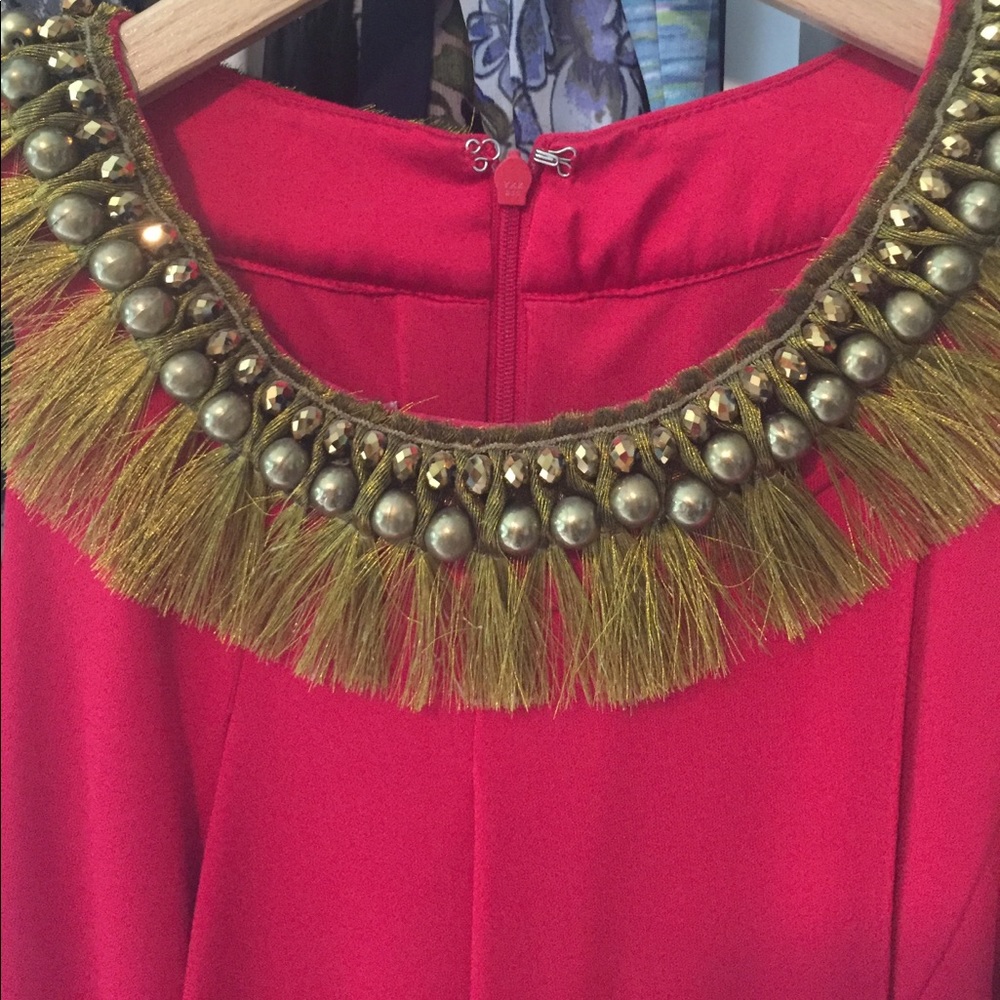 RED KAY UNGER DRESS