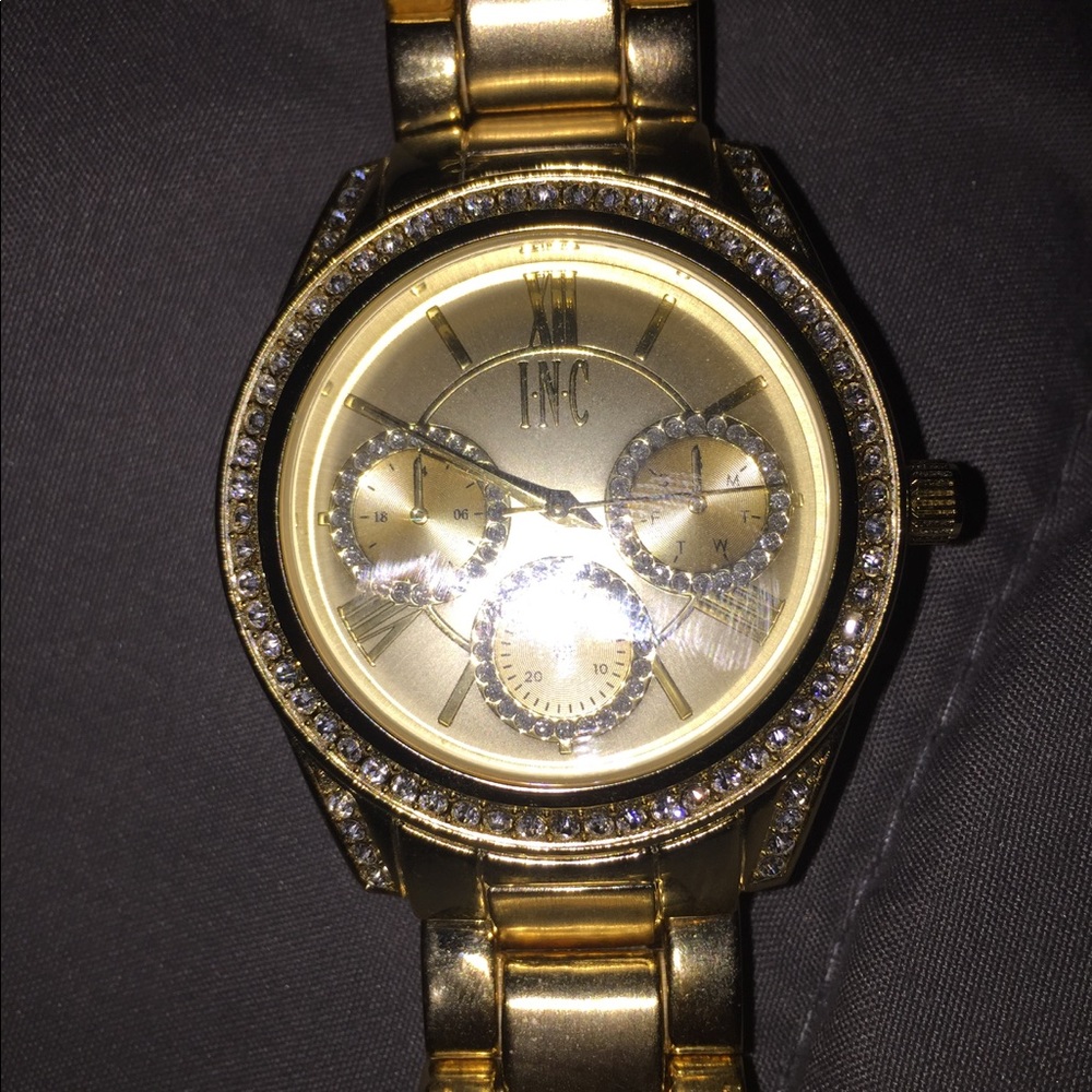 Womens INC gold watch