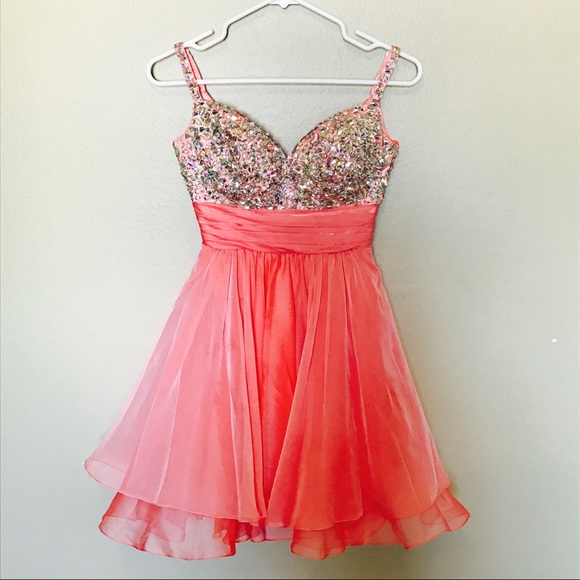 Sherri Hill Dresses & Skirts - Coral LaFemme Dress