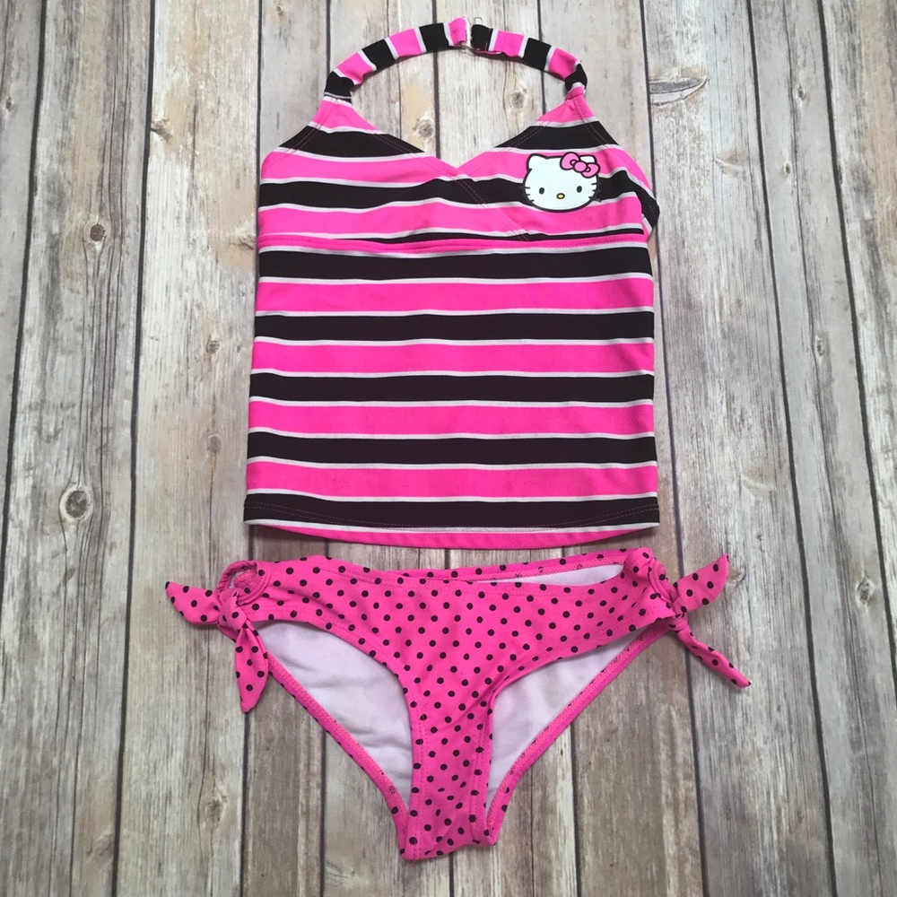 ❤️SALE❤️Girls Hello Kitty Swim/Tank 2 Piece, (7/8)