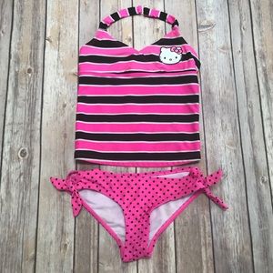 ❤️SALE❤️Girls Hello Kitty Swim/Tank 2 Piece, (7/8)