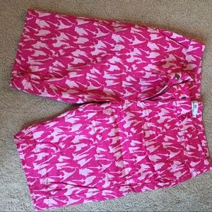 Vineyard vines Bermuda short - pink parrot print