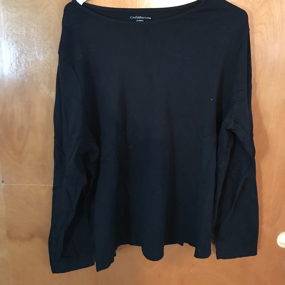 Croft and barrow size 2x long sleeve tshirt