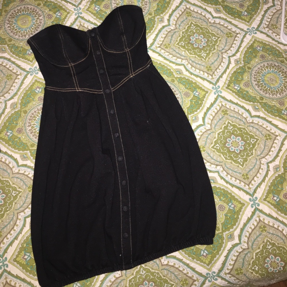 Jean/Navy blue mini dress