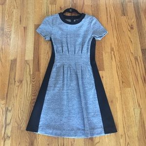Madewell Grey with Black Panel work dress