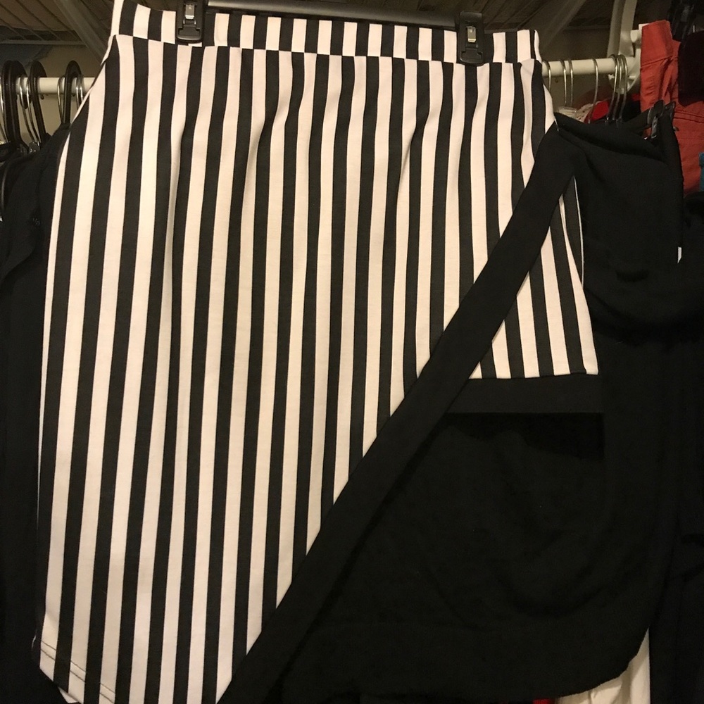 Asymmetric skirt