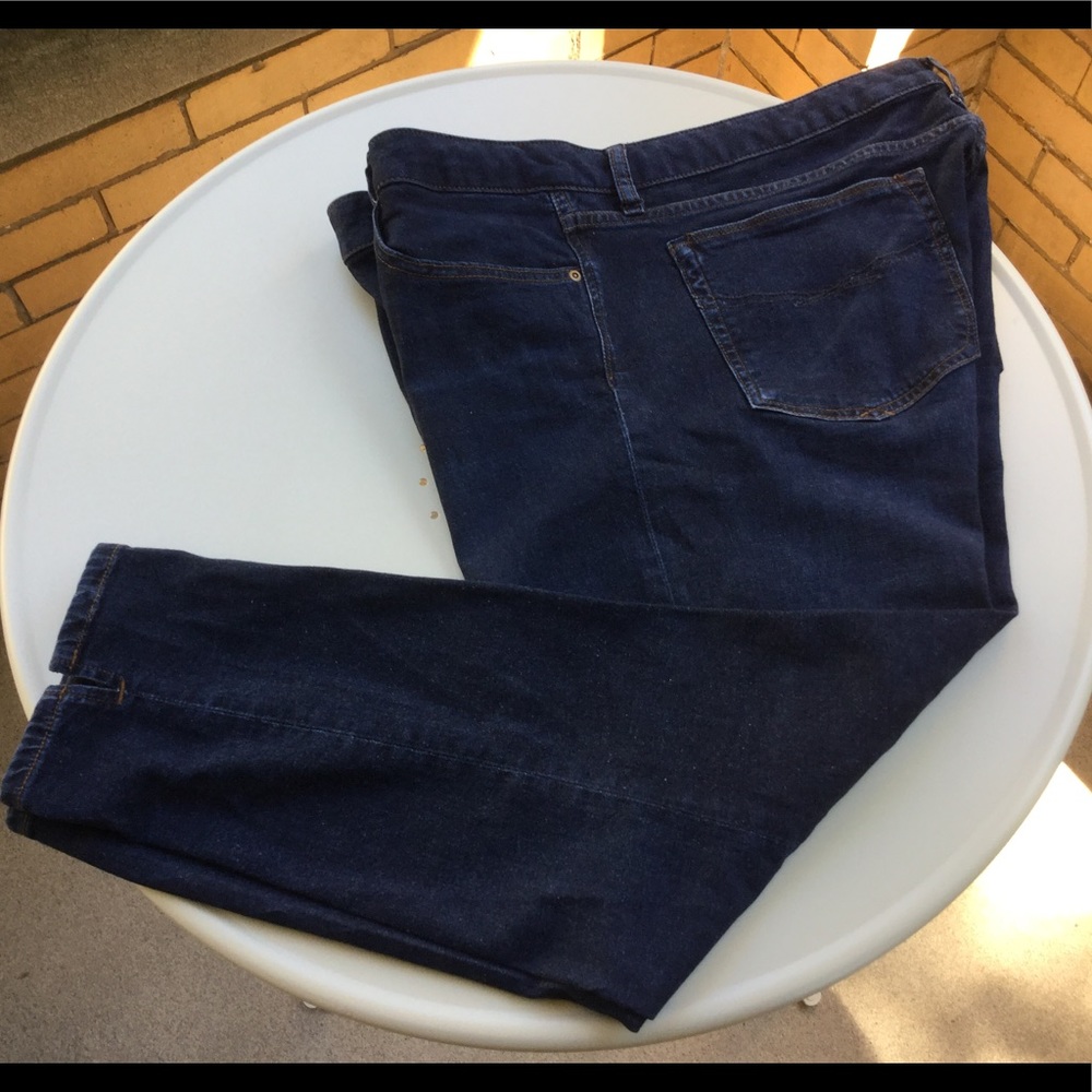 GAP 1969 dark wash ankle cropped jeans