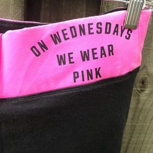 On Wednesday's We Wear Pink Leggings