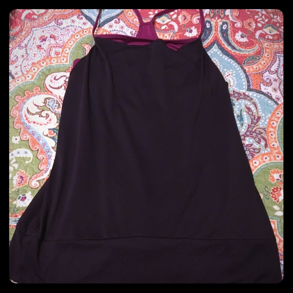 Purple Work out Top- Duo Dry