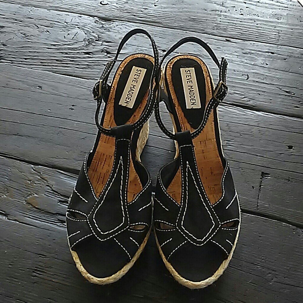 NWOT Steve Madden Espadrille Wedges