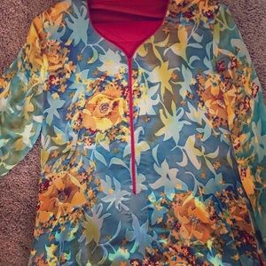 Turquoise and red indian dress and pants