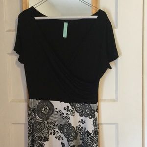 Modcloth GIlli dress. Black and white. Worn once.