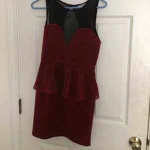 Sexy red party dress