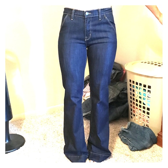 FLYING MONKEY Wide Leg Jeans-Size 26-Length 34 - Picture 1 of 5