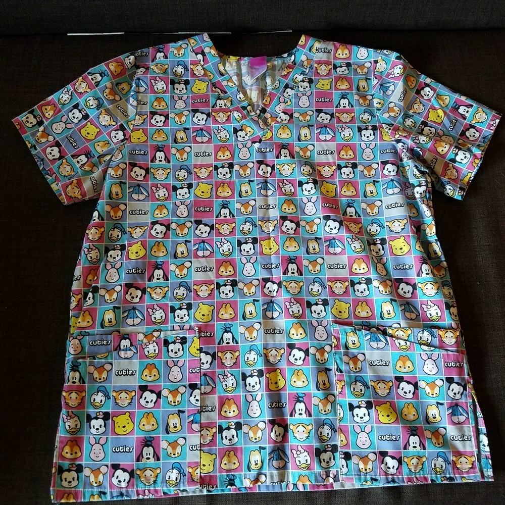 Disney Scrub Top