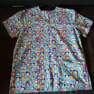 Disney Scrub Top